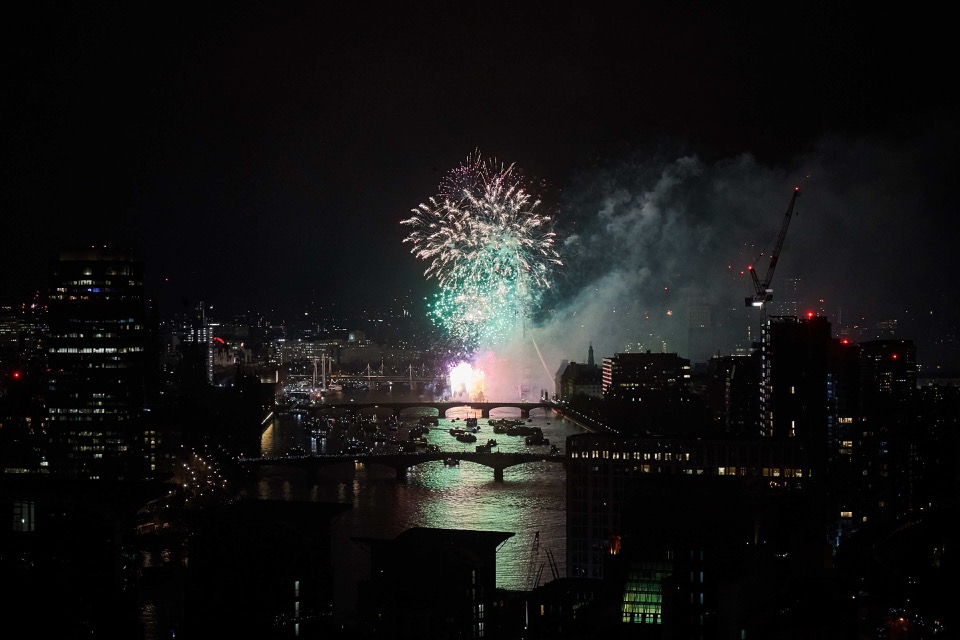 London New Year Fireworks
